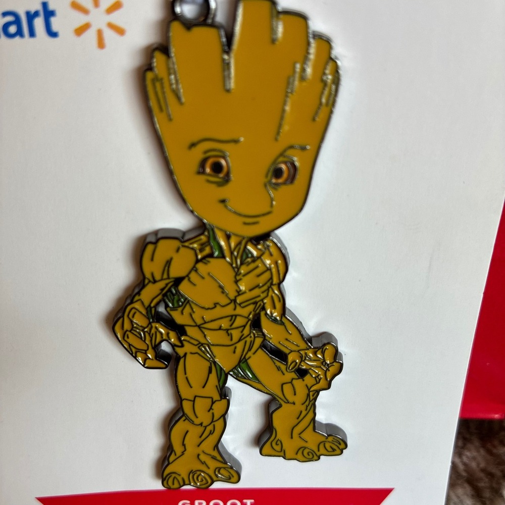 Hallmark Ornament Marvel Groot Gold Tone Metal Enamel W Exclusive Christmas Gift